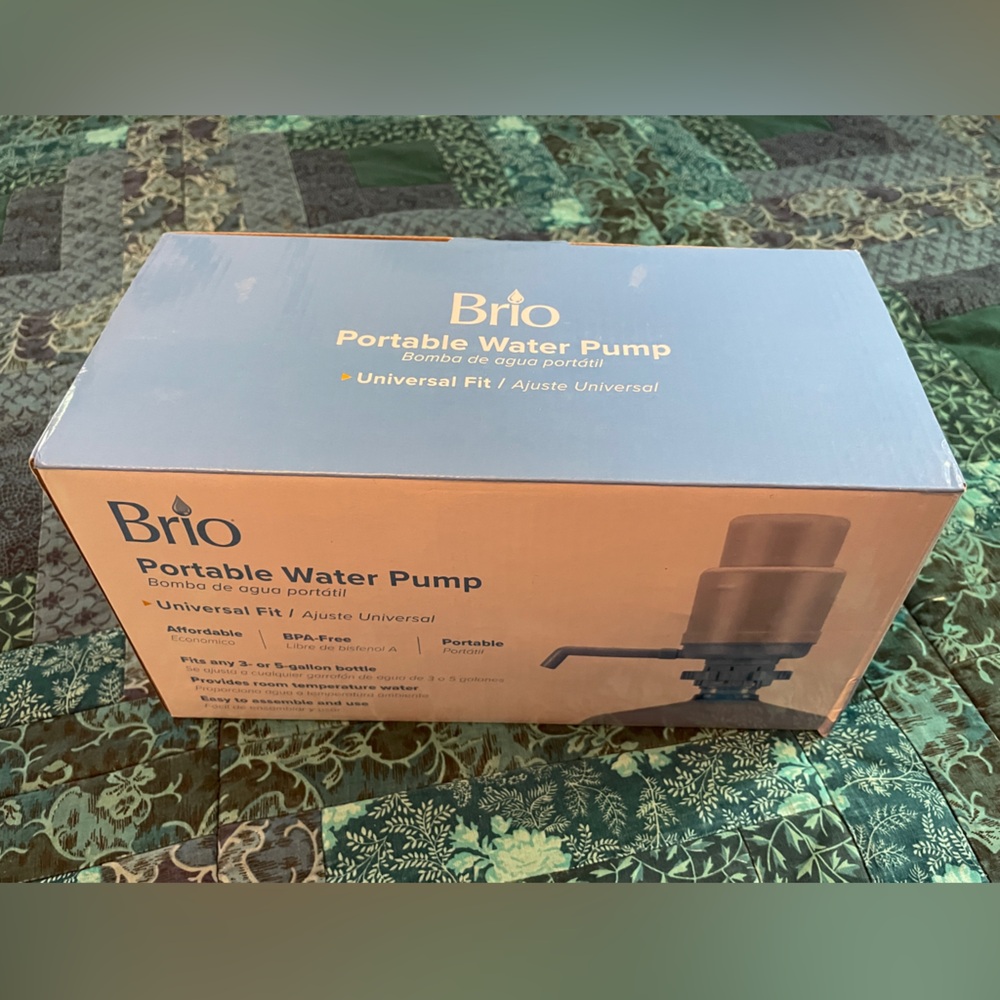 Brio Portable Water Pump NWOT